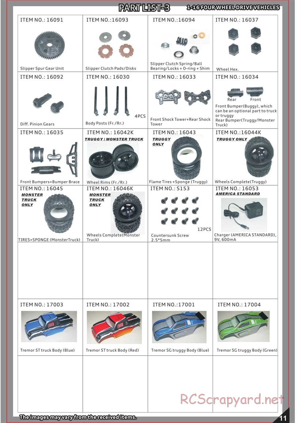 Redcat Racing - Tremor SG Truggy - Manual - Page 12