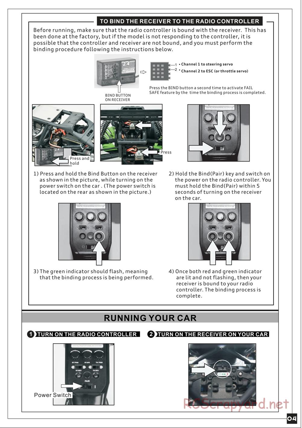 Redcat Racing - Tsunami Sand Rail / Dune Buggy - Manual - Page 5