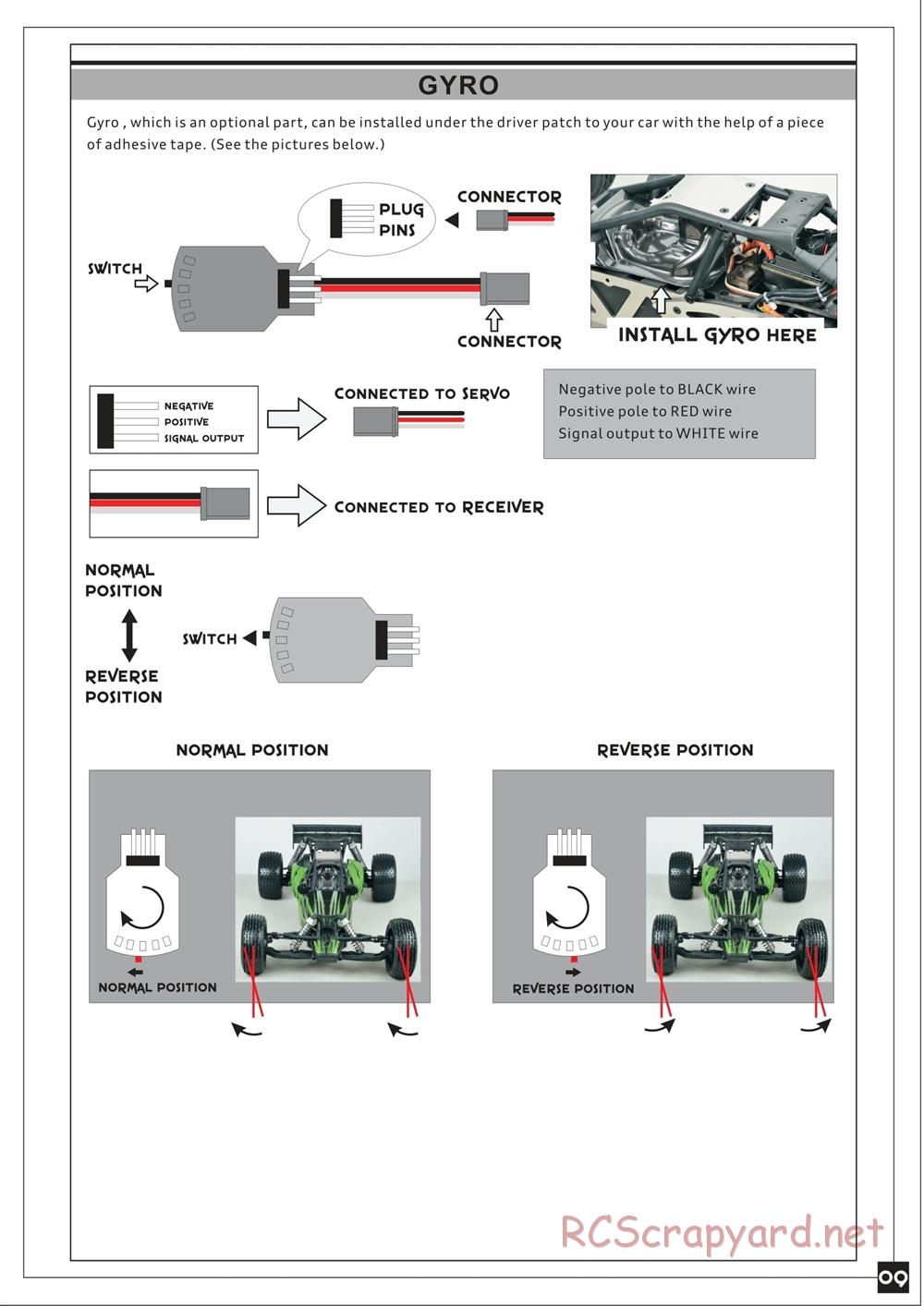 Redcat Racing - Tsunami Sand Rail / Dune Buggy - Manual - Page 10