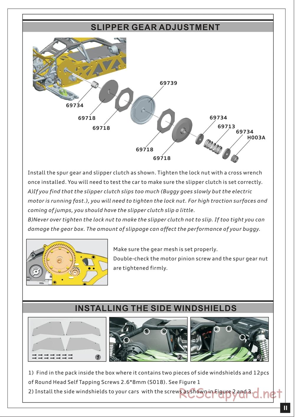 Redcat Racing - Tsunami Sand Rail / Dune Buggy - Manual - Page 12