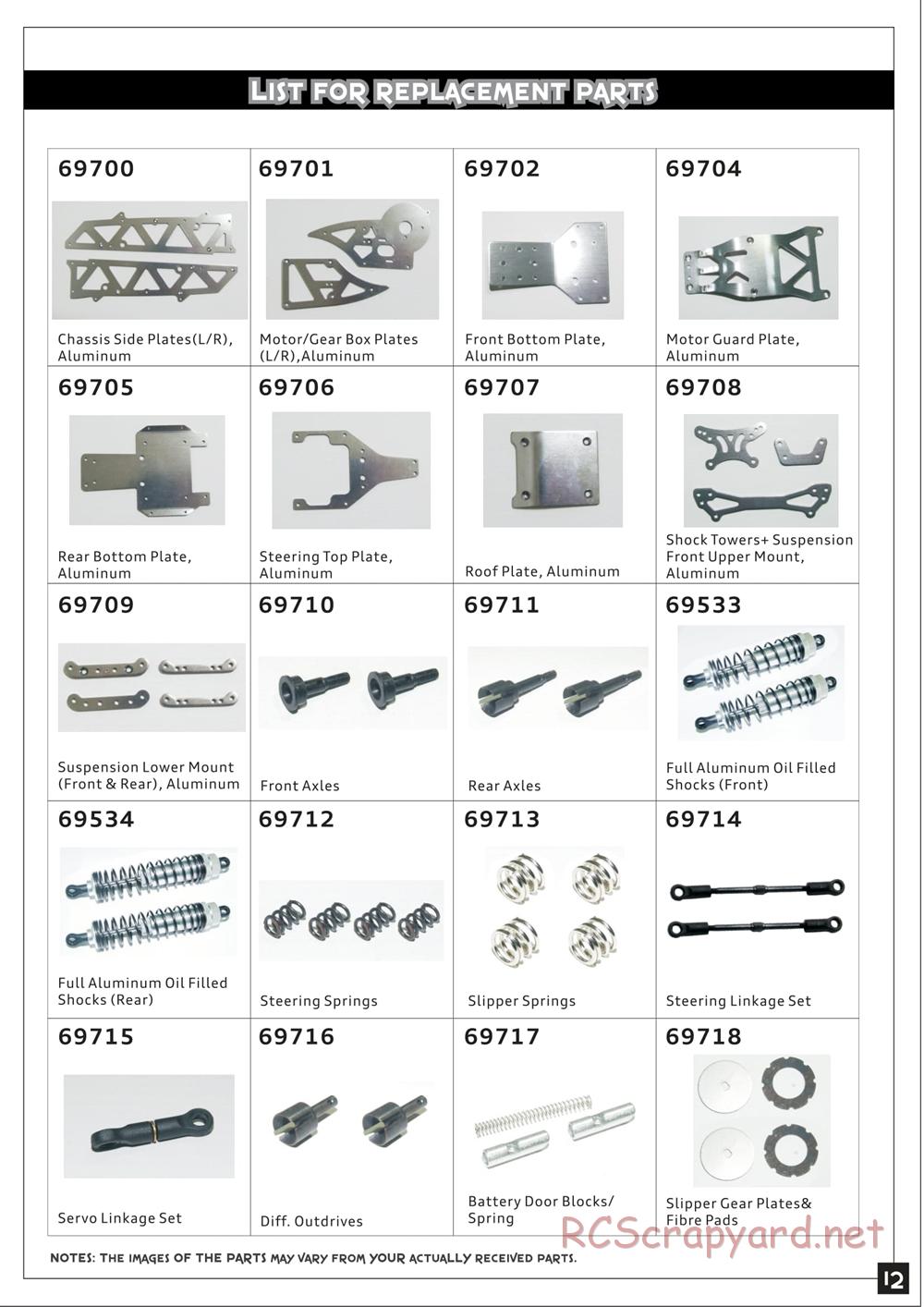 Redcat Racing - Tsunami Sand Rail / Dune Buggy - Manual - Page 13