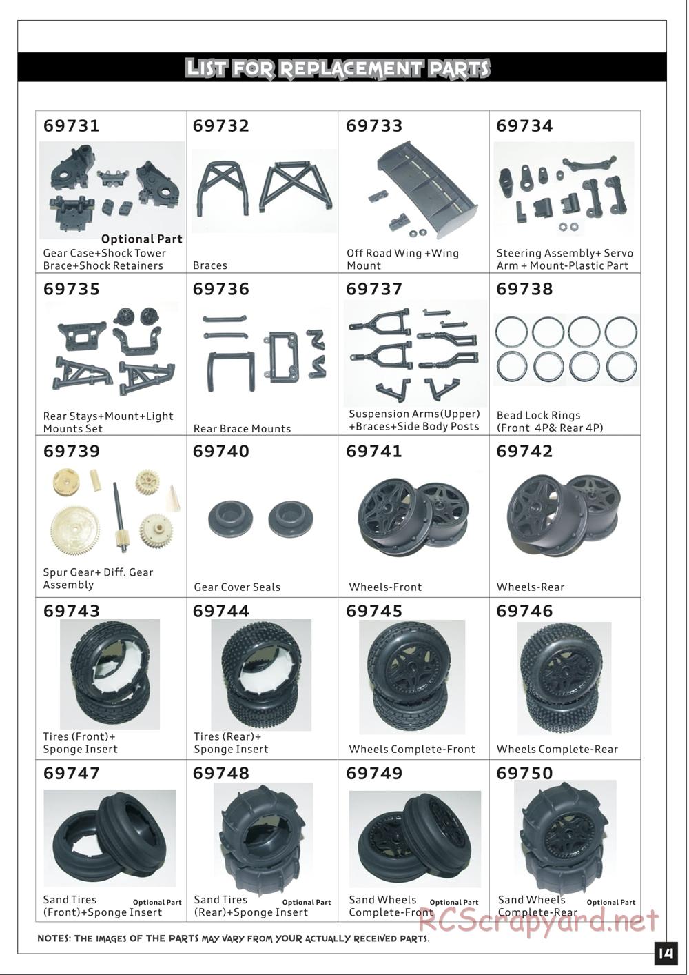 Redcat Racing - Tsunami Sand Rail / Dune Buggy - Manual - Page 15