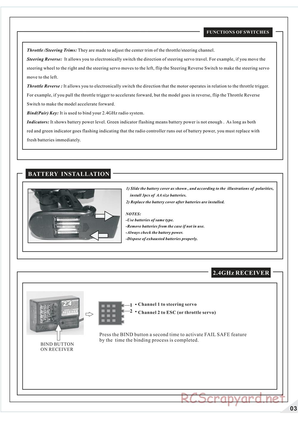 Redcat Racing - Twister XB - Manual - Page 5