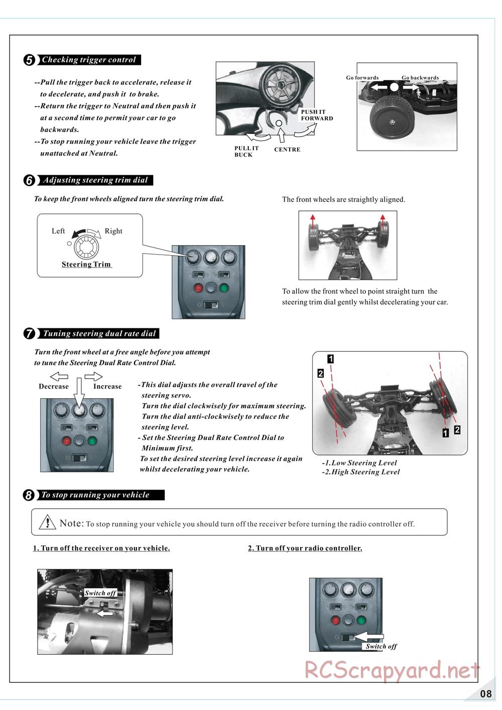 Redcat Racing - Twister XB - Manual - Page 10