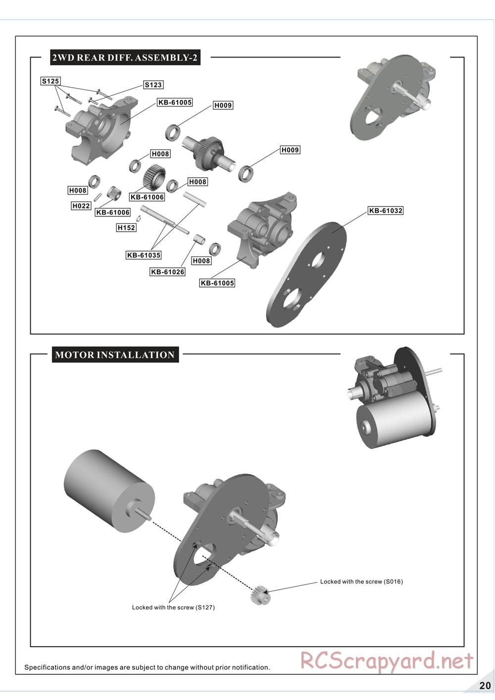 Redcat Racing - Twister XB - Manual - Page 22