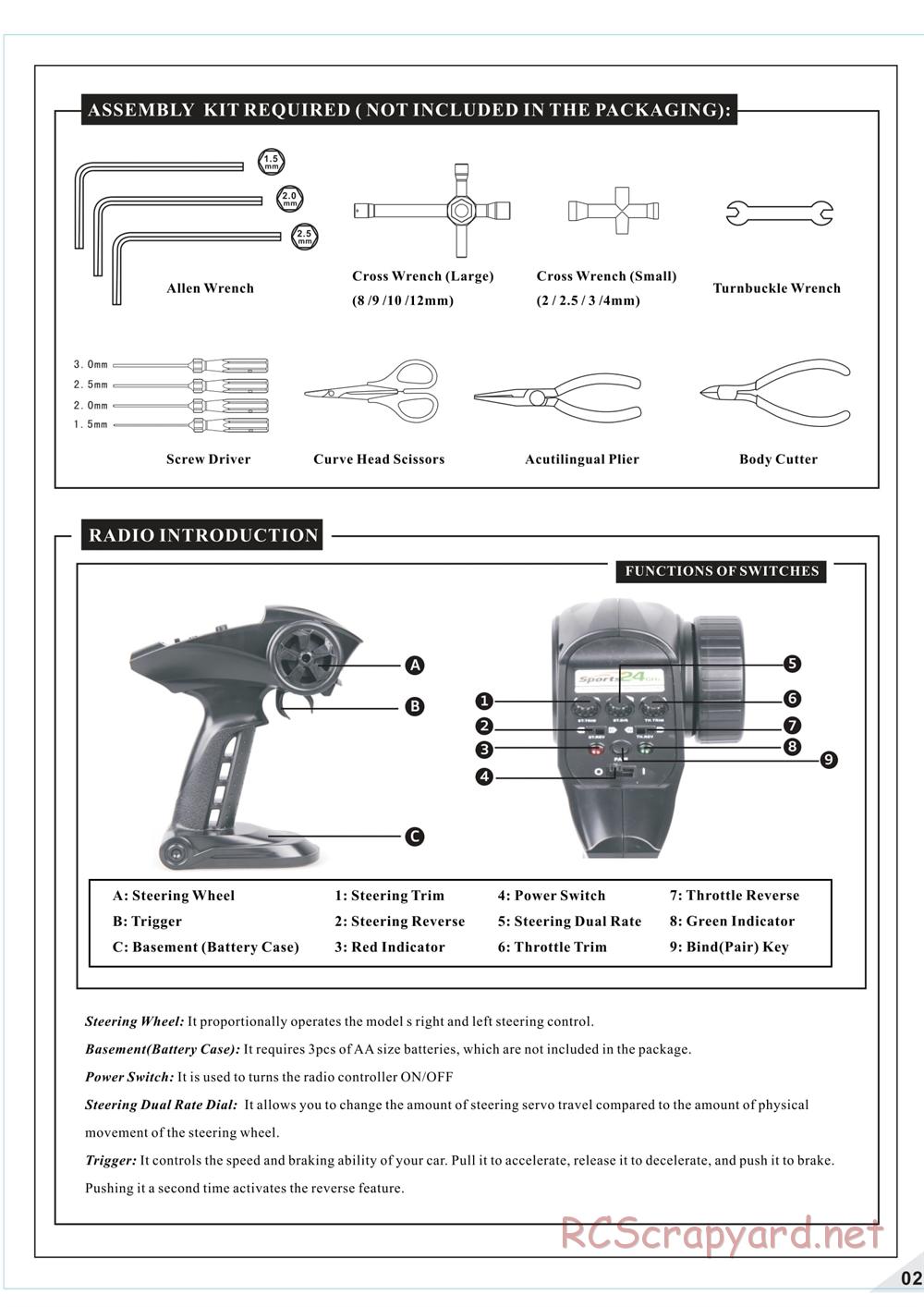 Redcat Racing - Twister XTG - Manual - Page 4