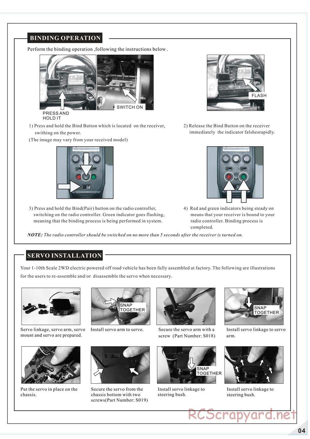 Redcat Racing - Twister XTG - Manual - Page 6