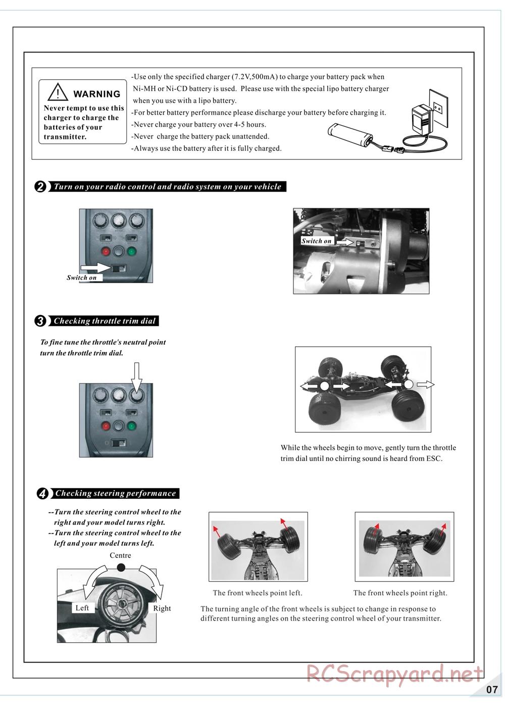 Redcat Racing - Twister XTG - Manual - Page 9