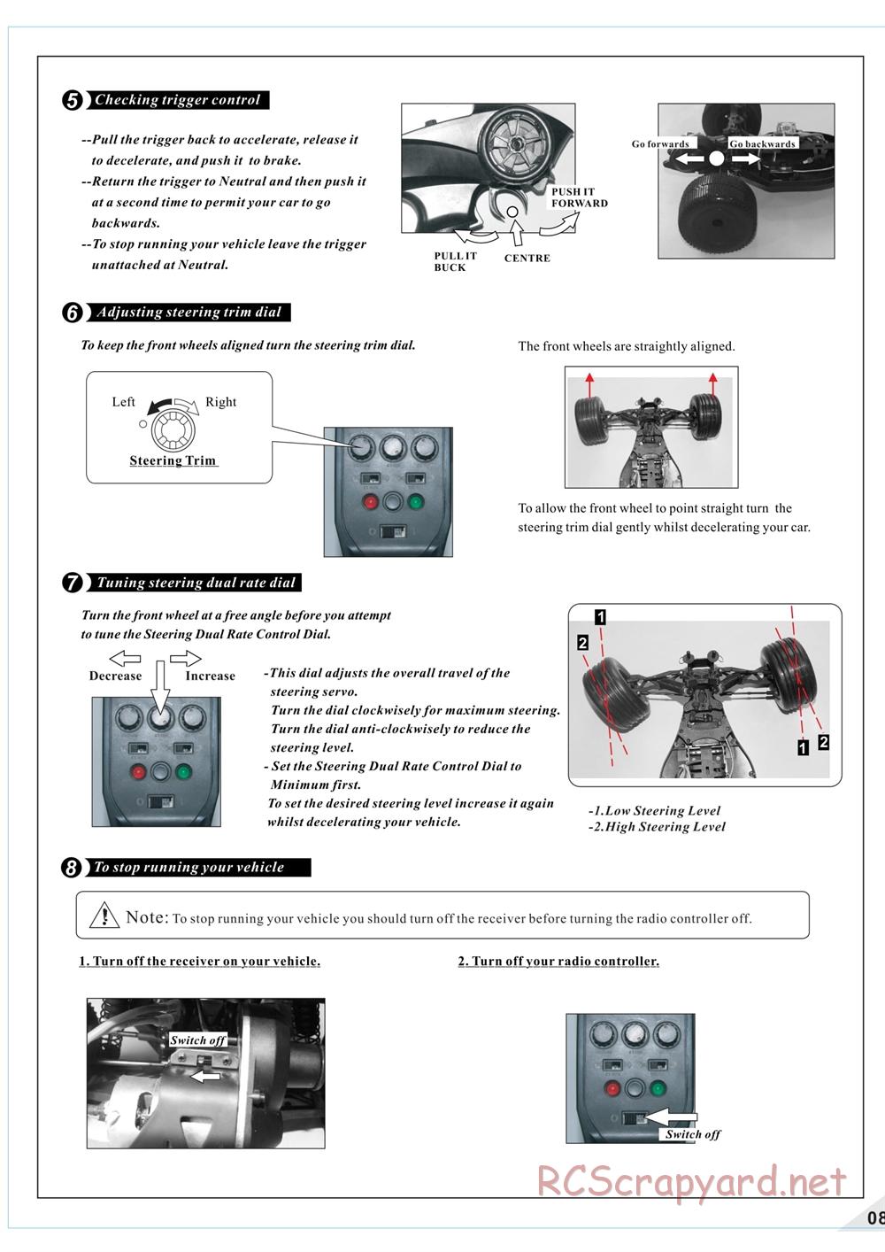 Redcat Racing - Twister XTG - Manual - Page 10