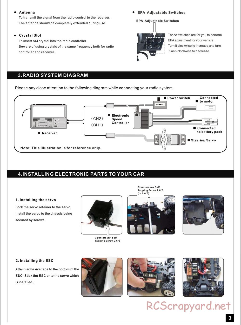 Redcat Racing - Tremor 18E - Manual - Page 4