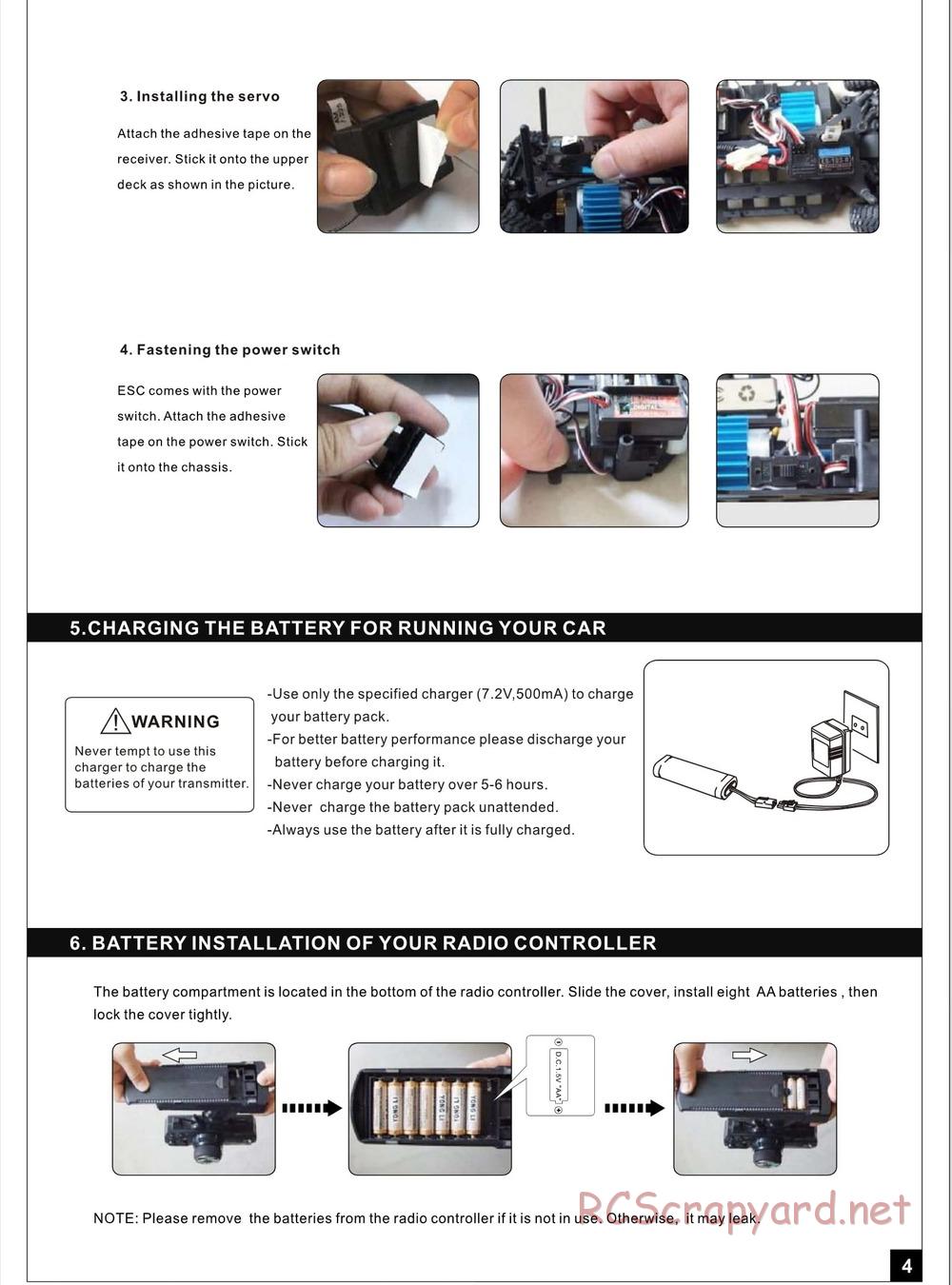 Redcat Racing - Tremor 18E - Manual - Page 5