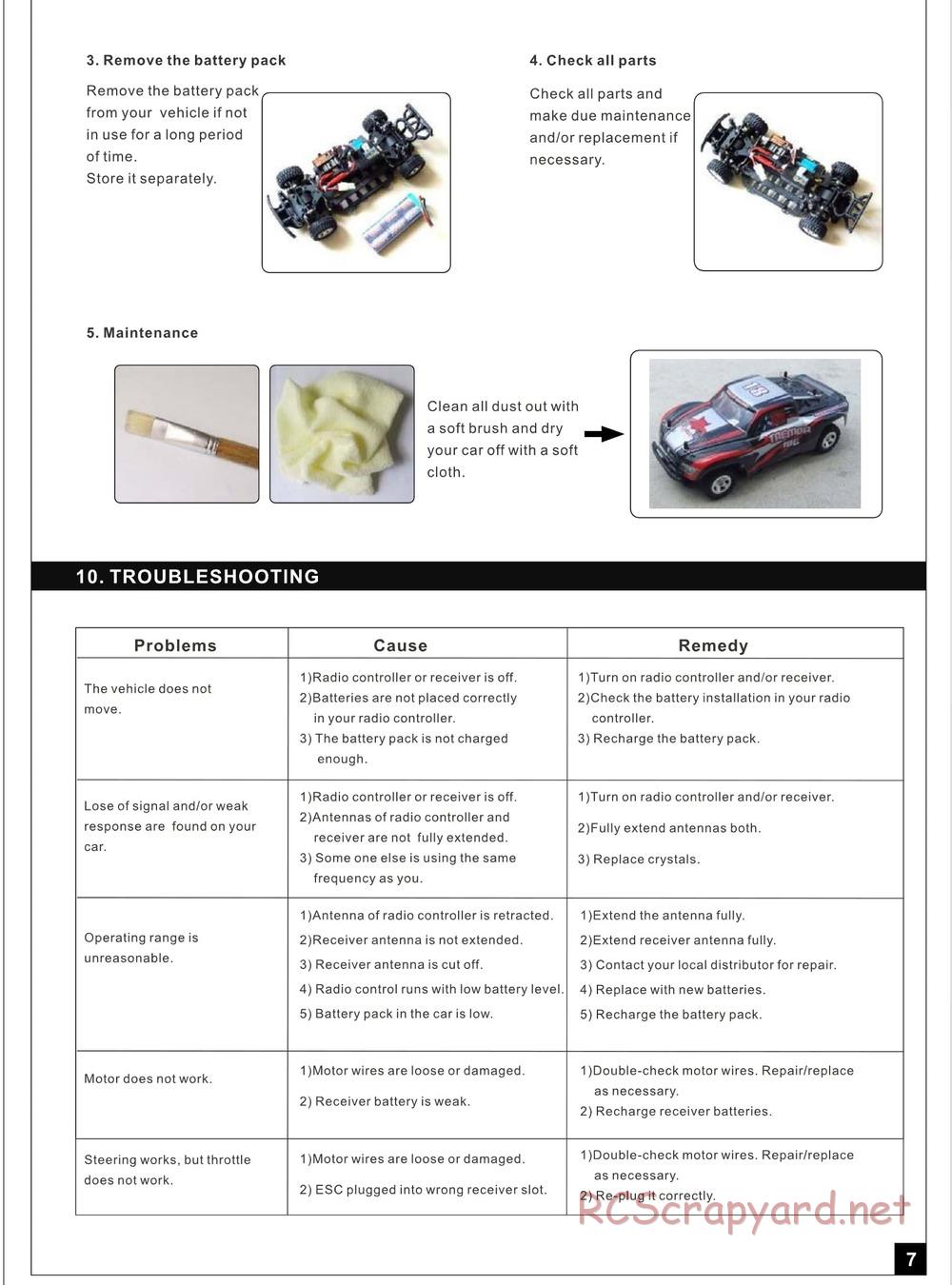 Redcat Racing - Tremor 18E - Manual - Page 8