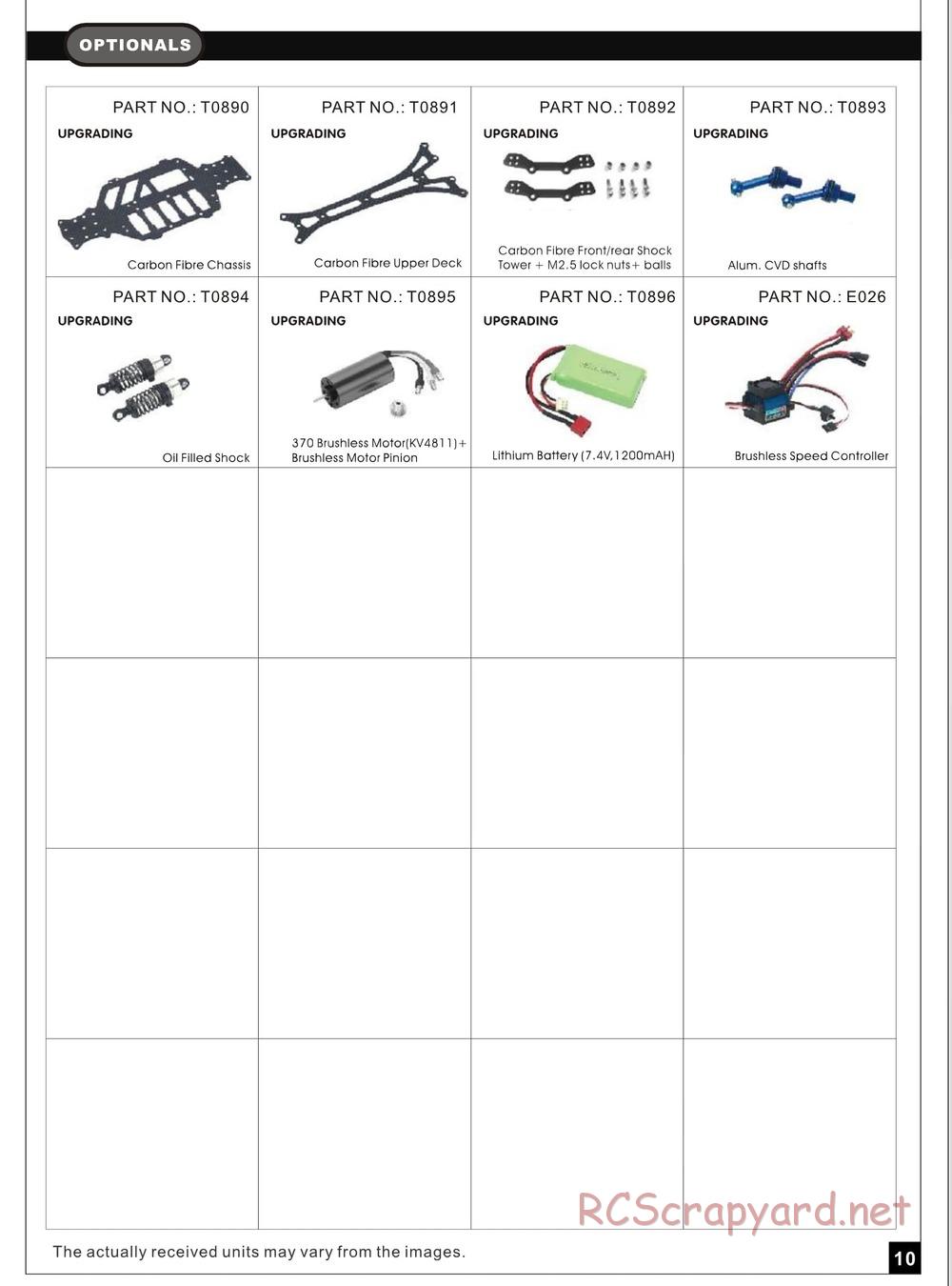 Redcat Racing - Tremor 18E - Manual - Page 11