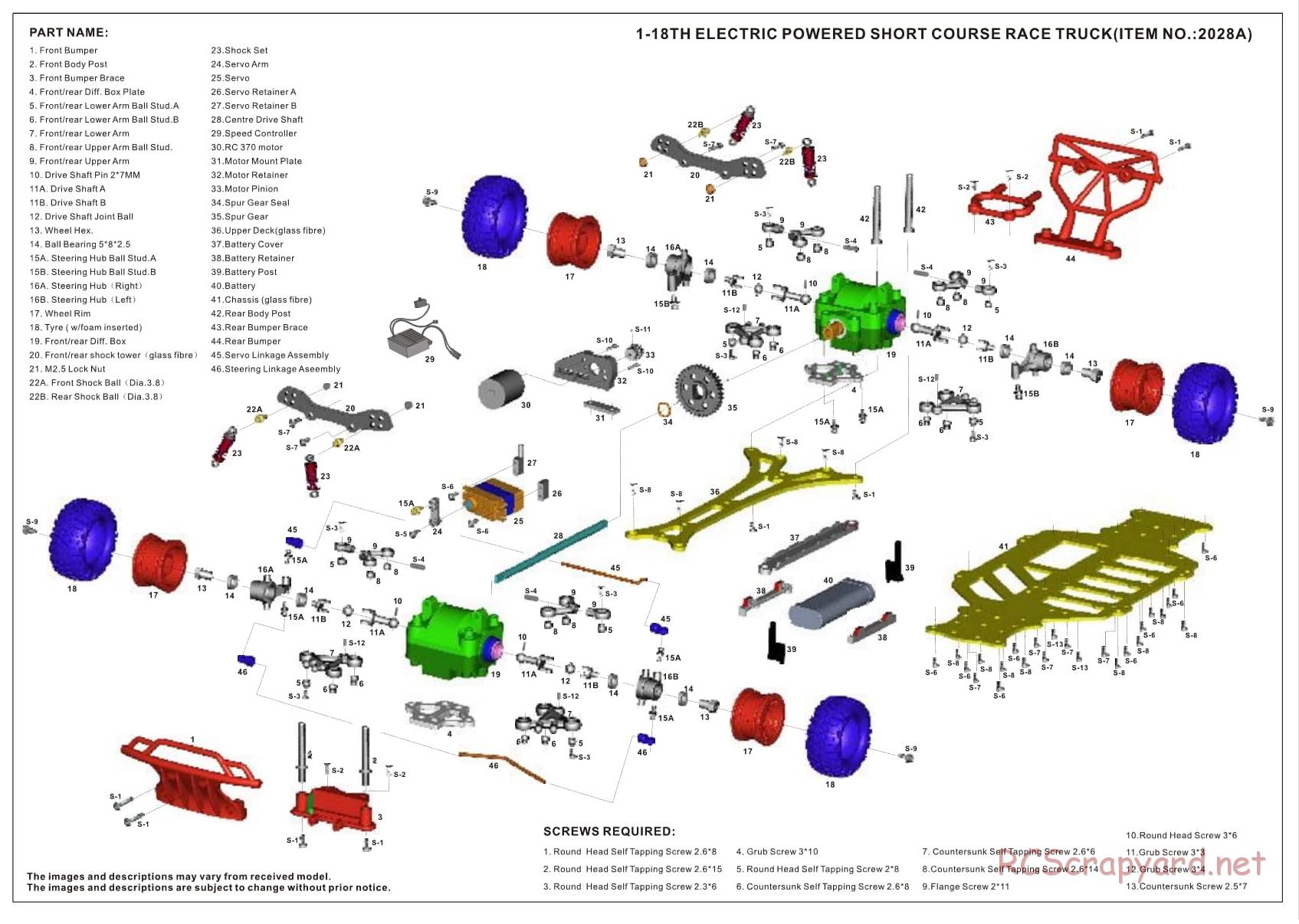 Redcat Racing - Tremor 18E - Manual - Page 13