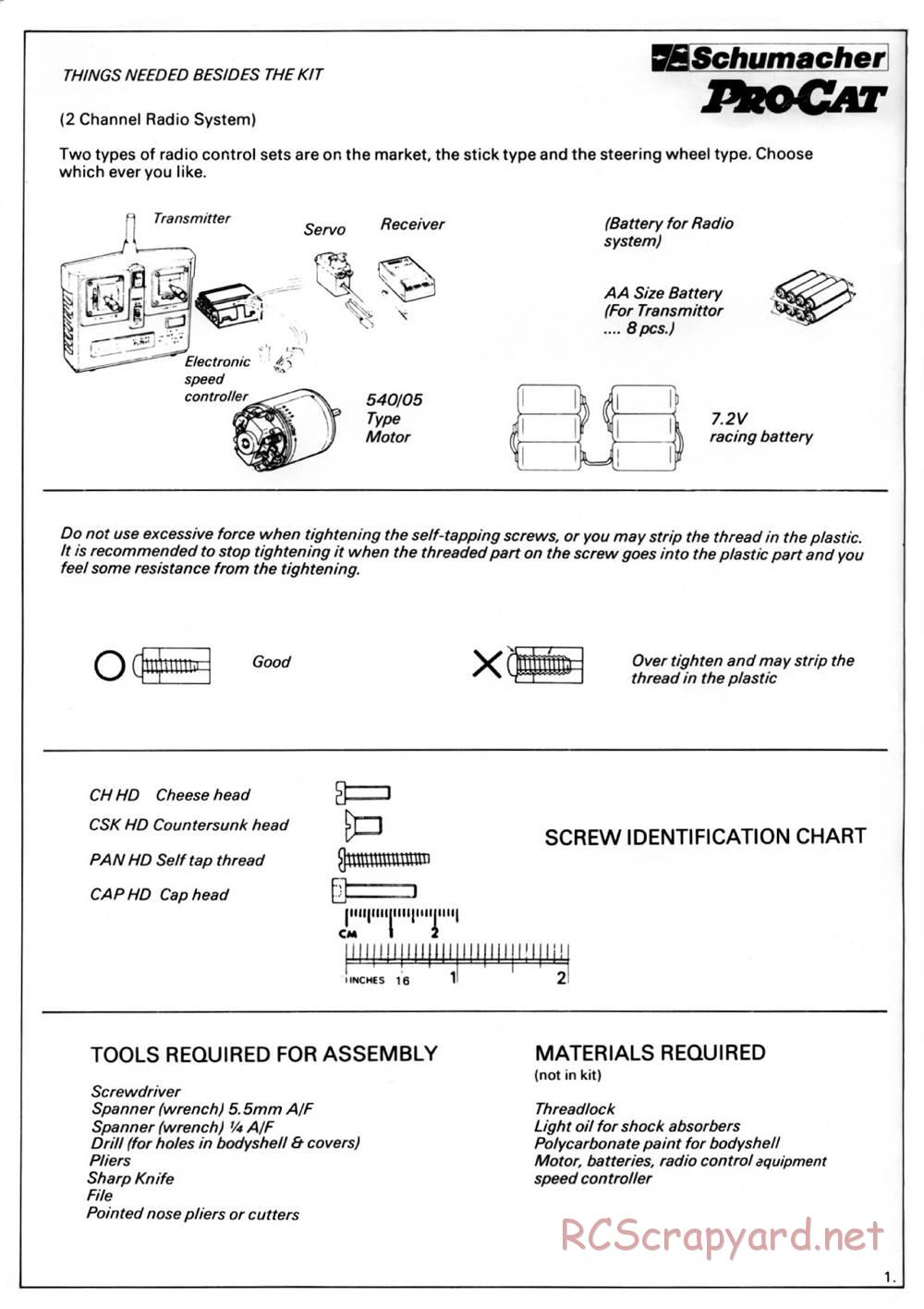 Schumacher - ProCat - Manual - Page 4