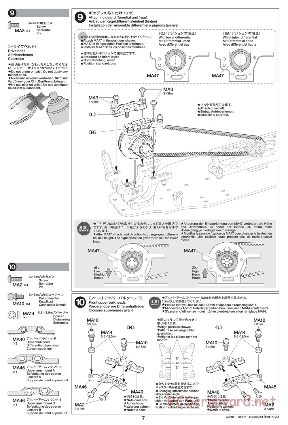 Tamiya - 42384 Chassis - Manual - Page 7