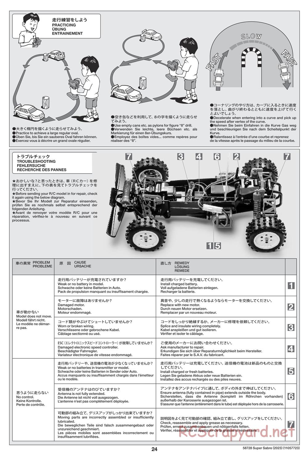 Tamiya - Super Saber (2023) Chassis - Manual - Page 24