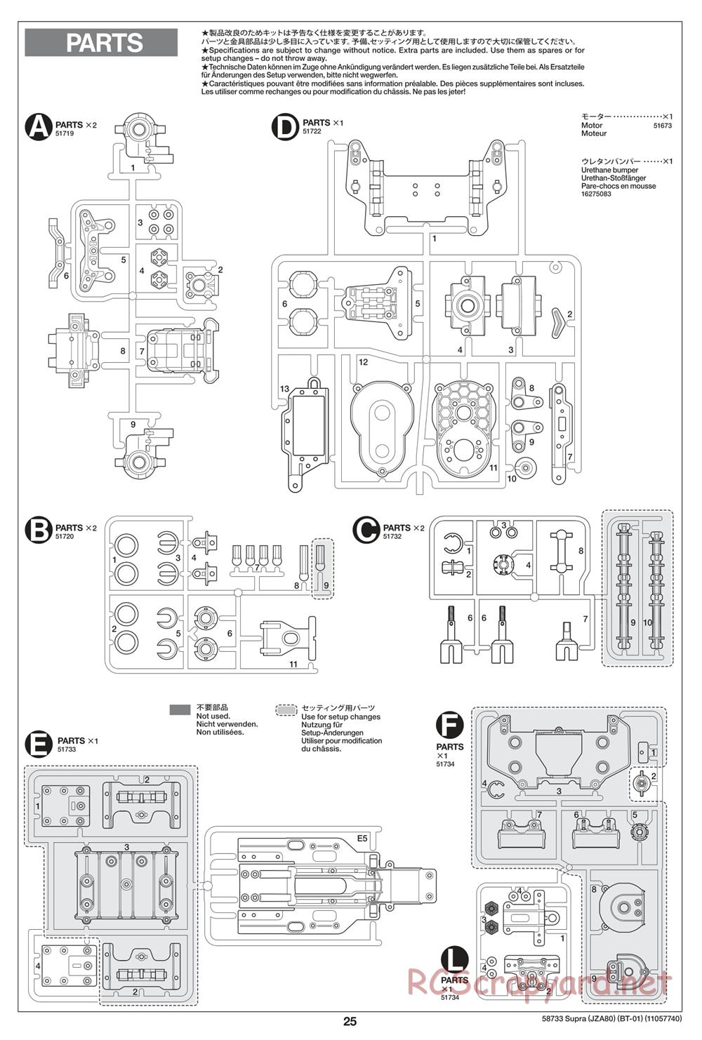 Tamiya - BT-01 Chassis - Manual - Page 25