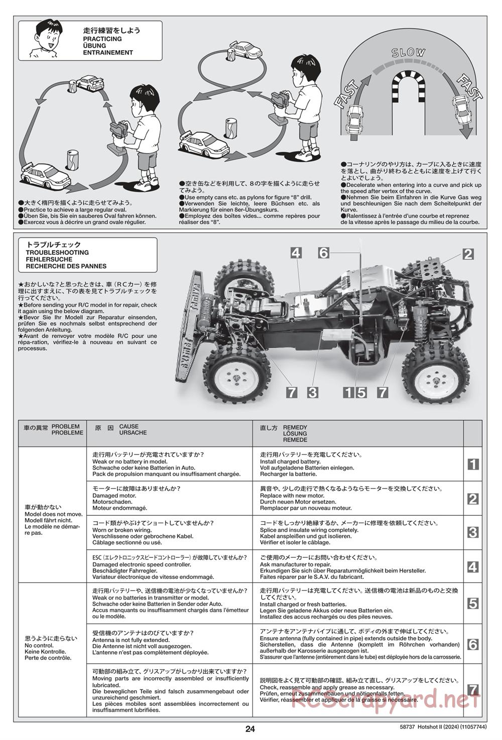 Tamiya - Hot Shot II (2024) Chassis - Manual - Page 24