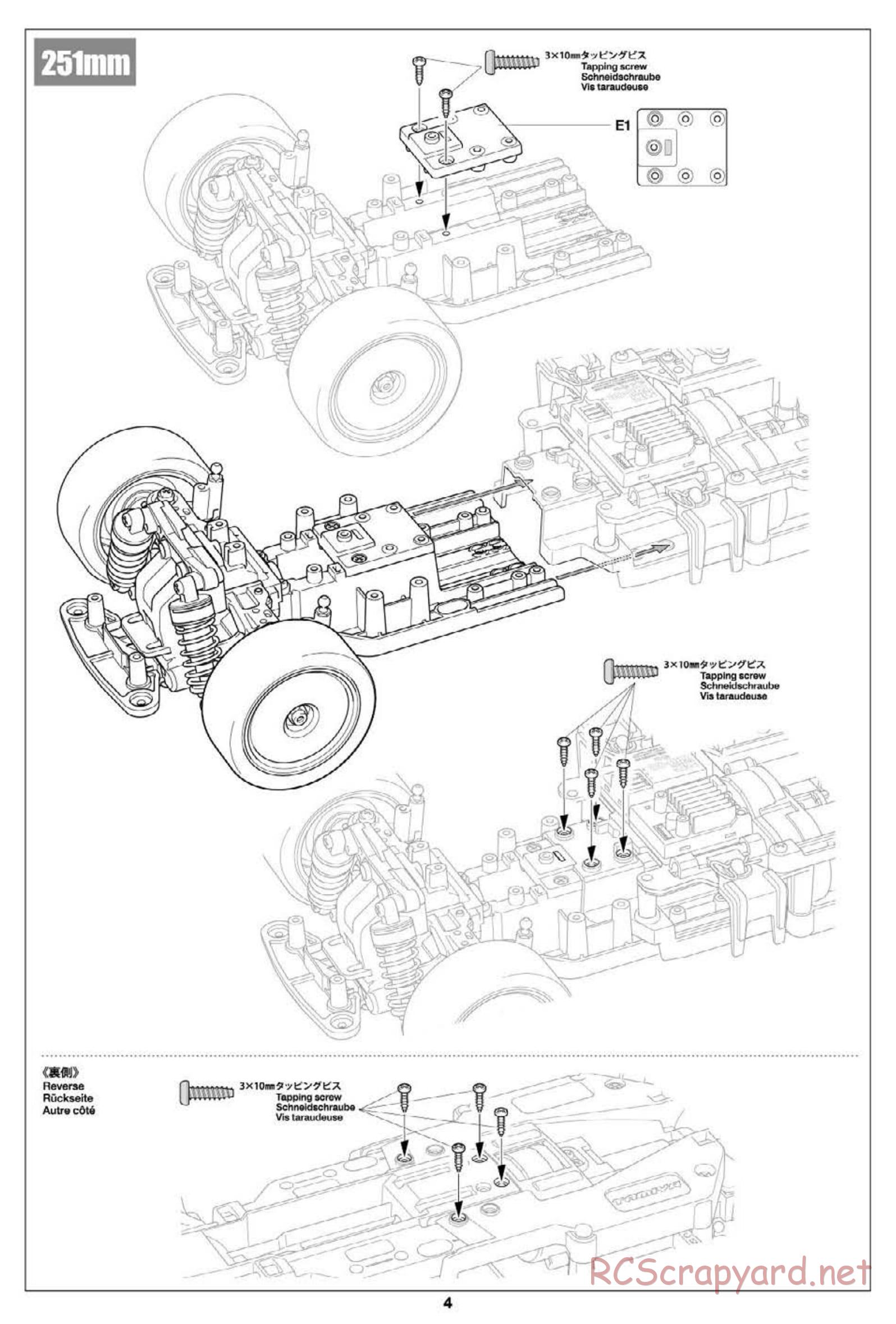 Tamiya - BT-01 Chassis - MR / FF Settings Manual - Page 4