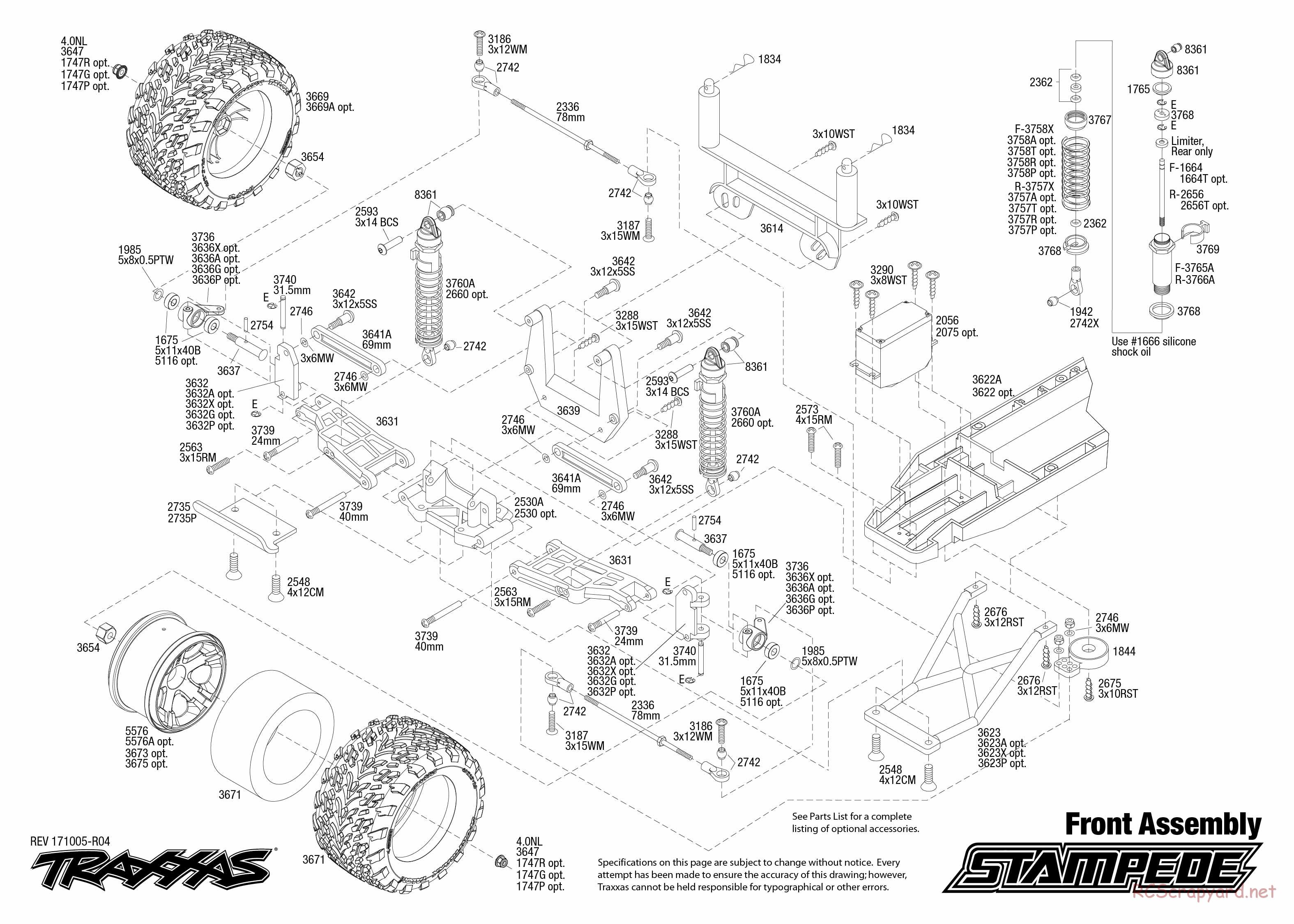 Traxxas - Stampede XL-5 (2018) - Exploded Views - Page 2