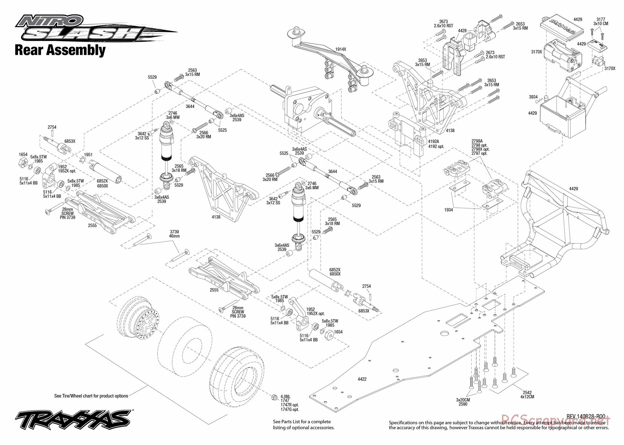 Traxxas - Nitro Slash (2014) - Exploded Views - Page 3