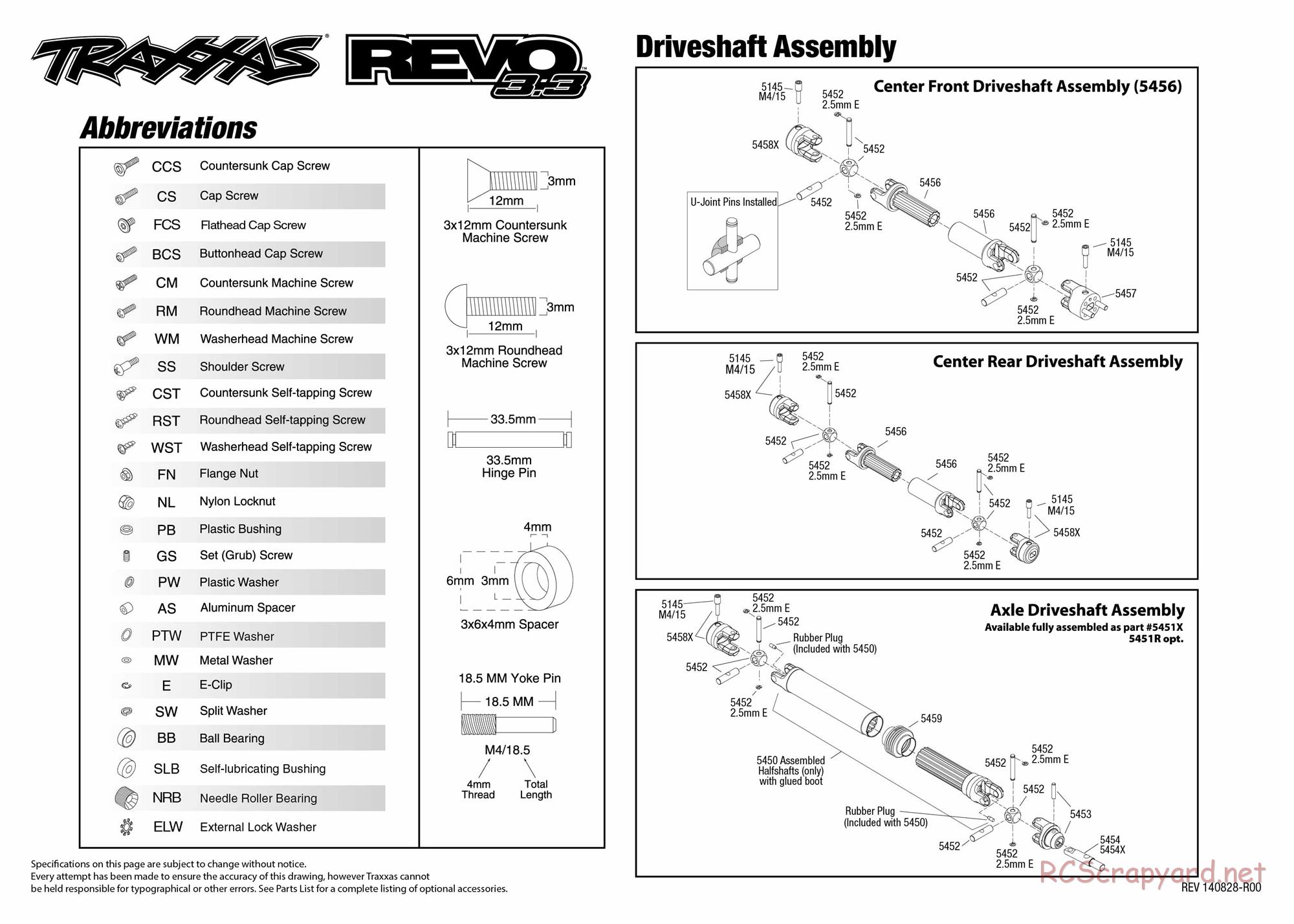 Traxxas - Revo 3.3 (2015) - Exploded Views - Page 2