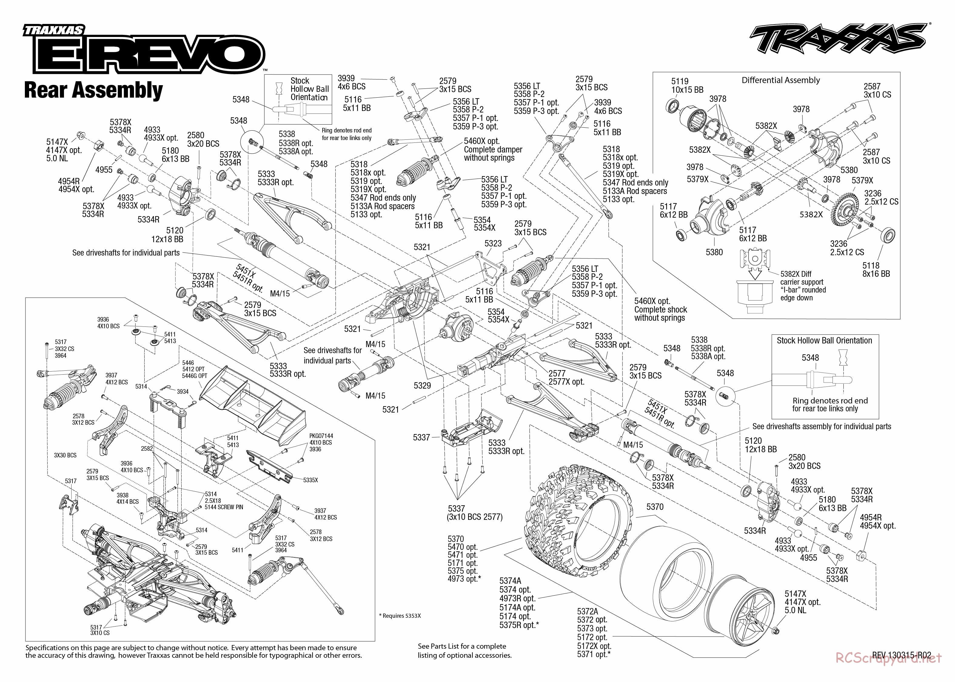 Traxxas - E-Revo (2010) - Exploded Views - Page 4