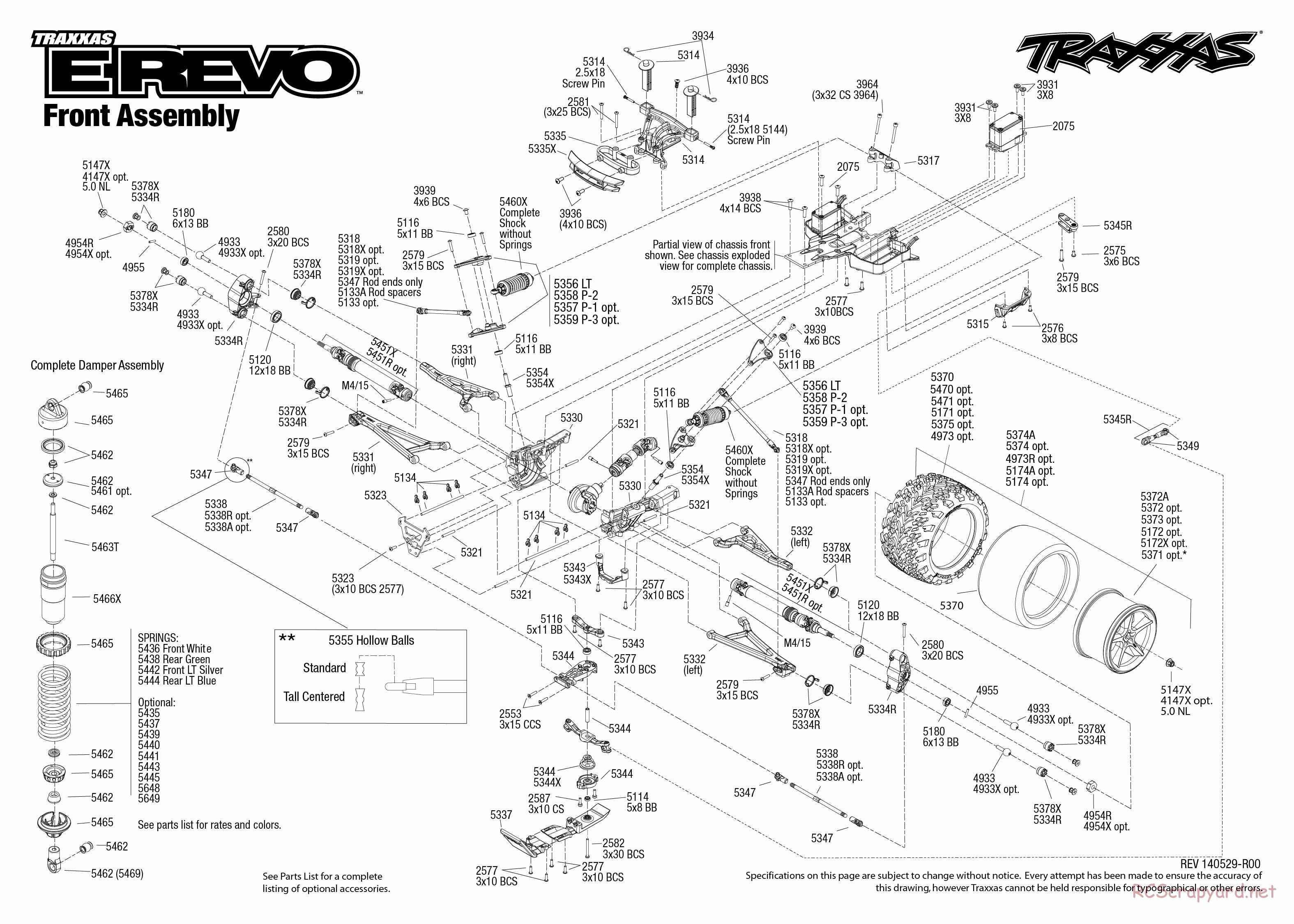 Traxxas - E-Revo (2014) - Exploded Views - Page 2