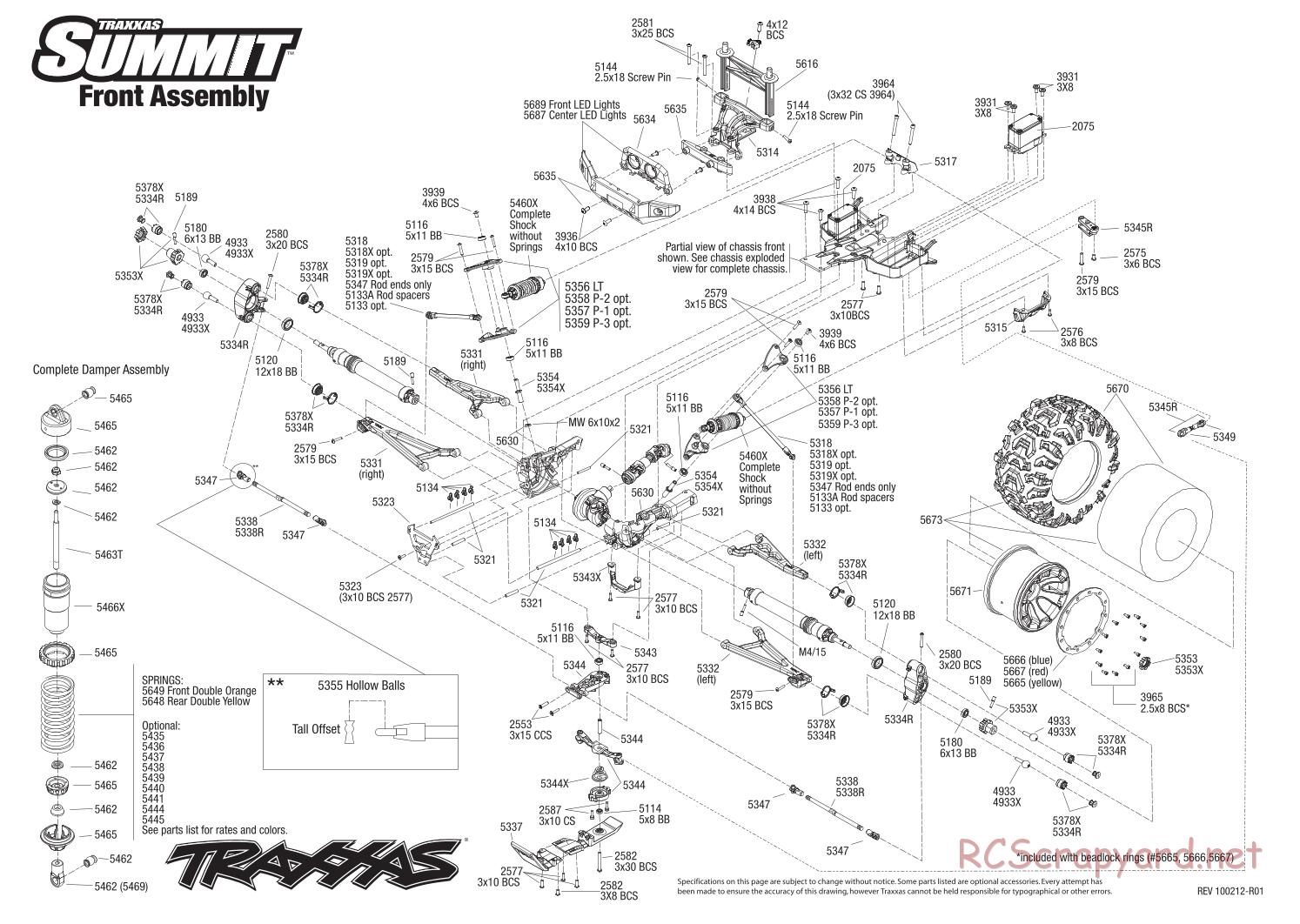 Traxxas - Summit (2009) - Exploded Views - Page 2