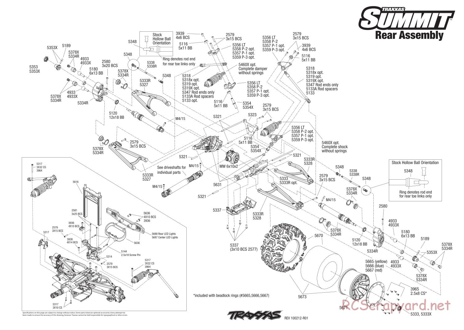 Traxxas - Summit (2009) - Exploded Views - Page 3