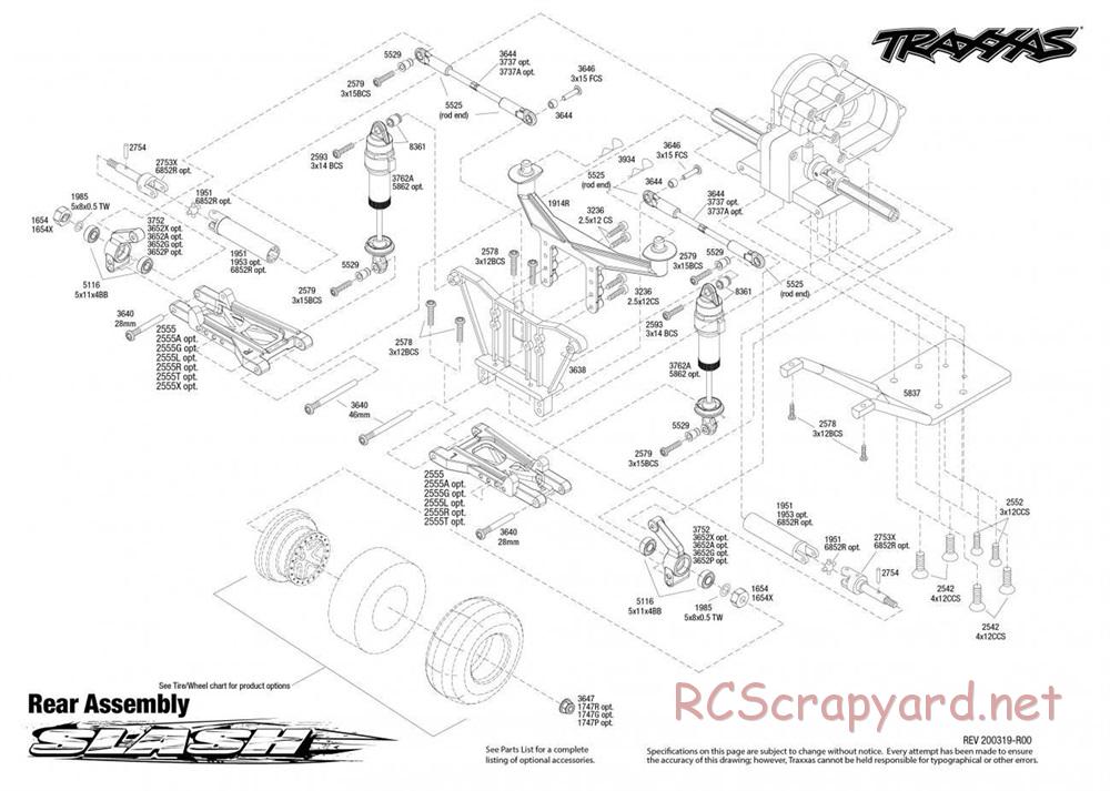 Traxxas - Slash 2WD - Exploded Views - Page 3