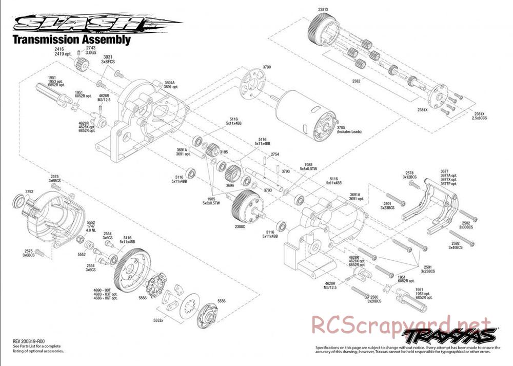 Traxxas - Slash 2WD - Exploded Views - Page 5