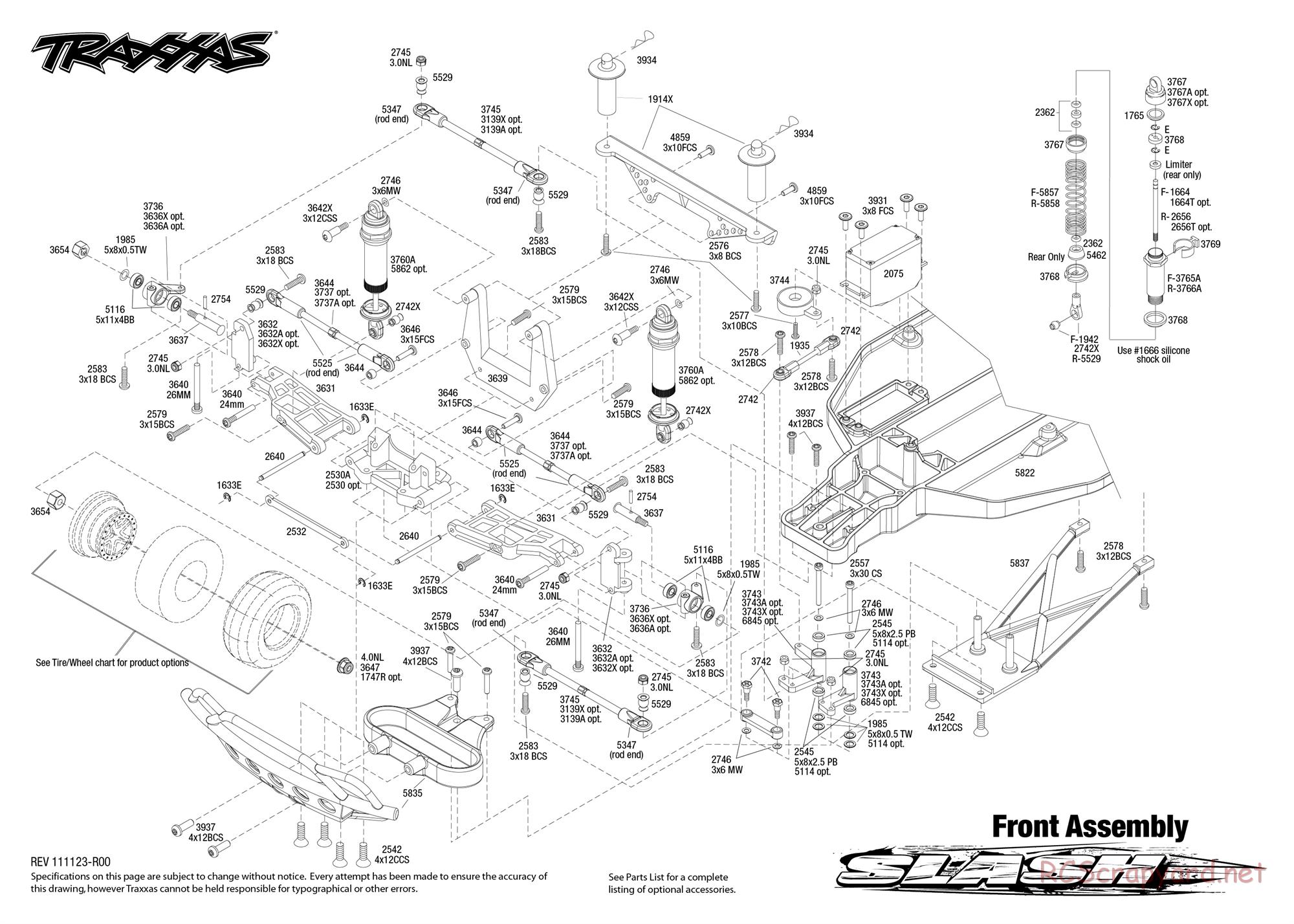 Traxxas - Slash 2WD - Exploded Views - Page 2