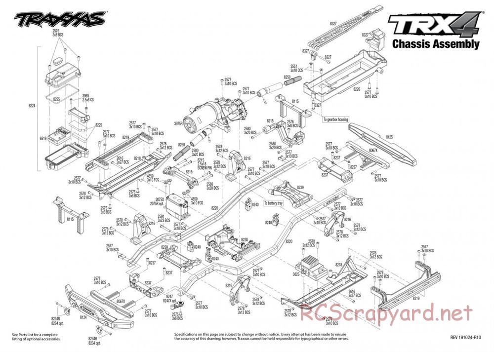 Traxxas - TRX-4 Sport - Exploded Views - Page 1