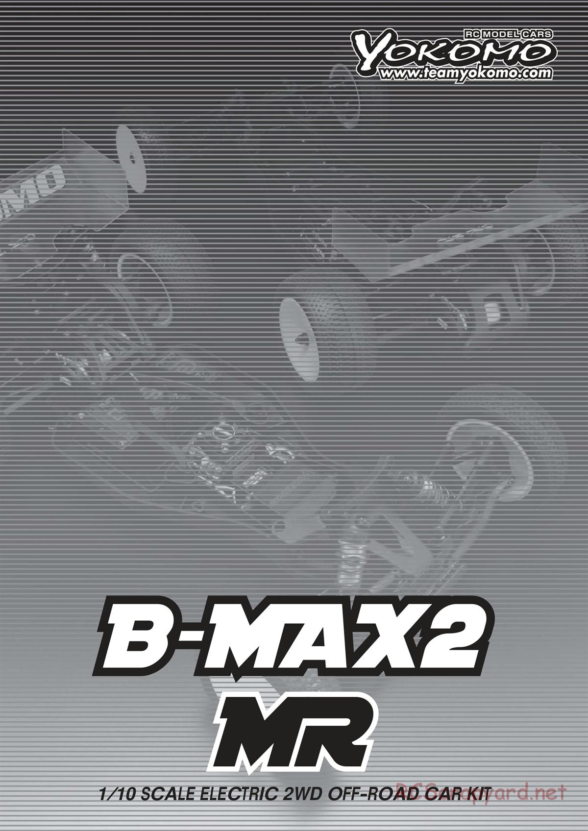 Yokomo - B-Max2 MR - Manual - Page 1