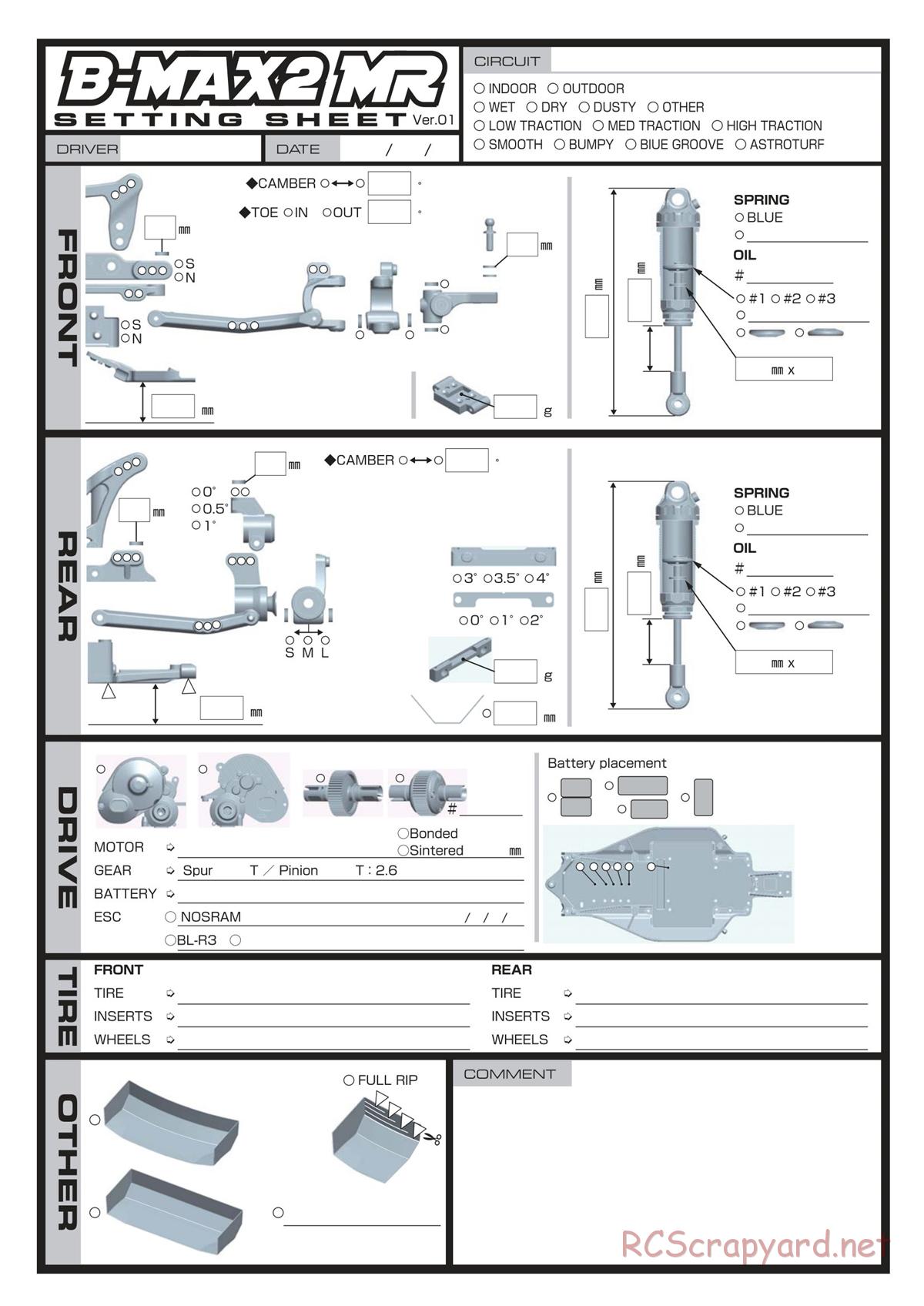 Yokomo - B-Max2 MR - Manual - Page 35