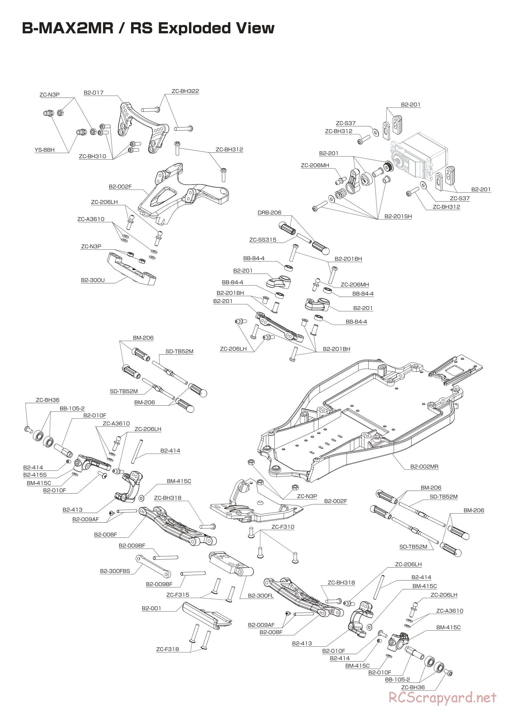 Yokomo - B-Max2 MR - Manual - Page 36