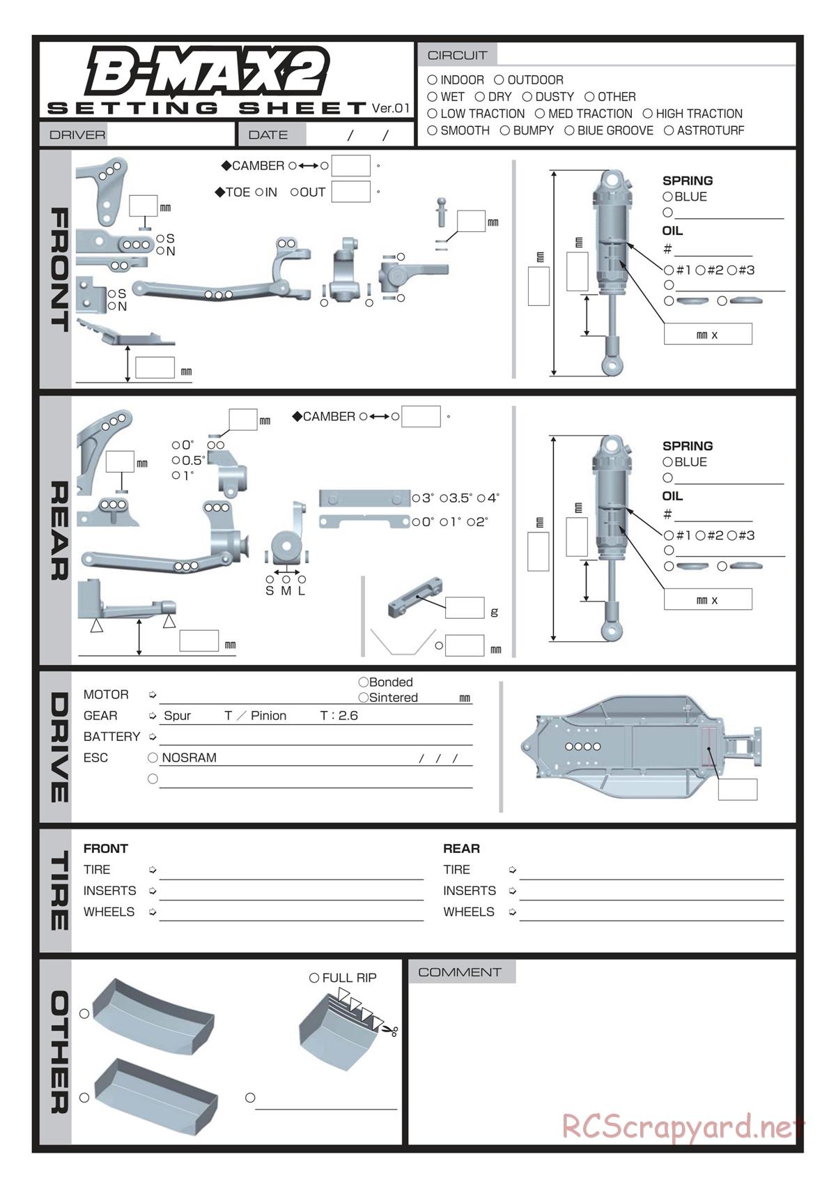 Yokomo - B-Max2 - Manual - Page 31