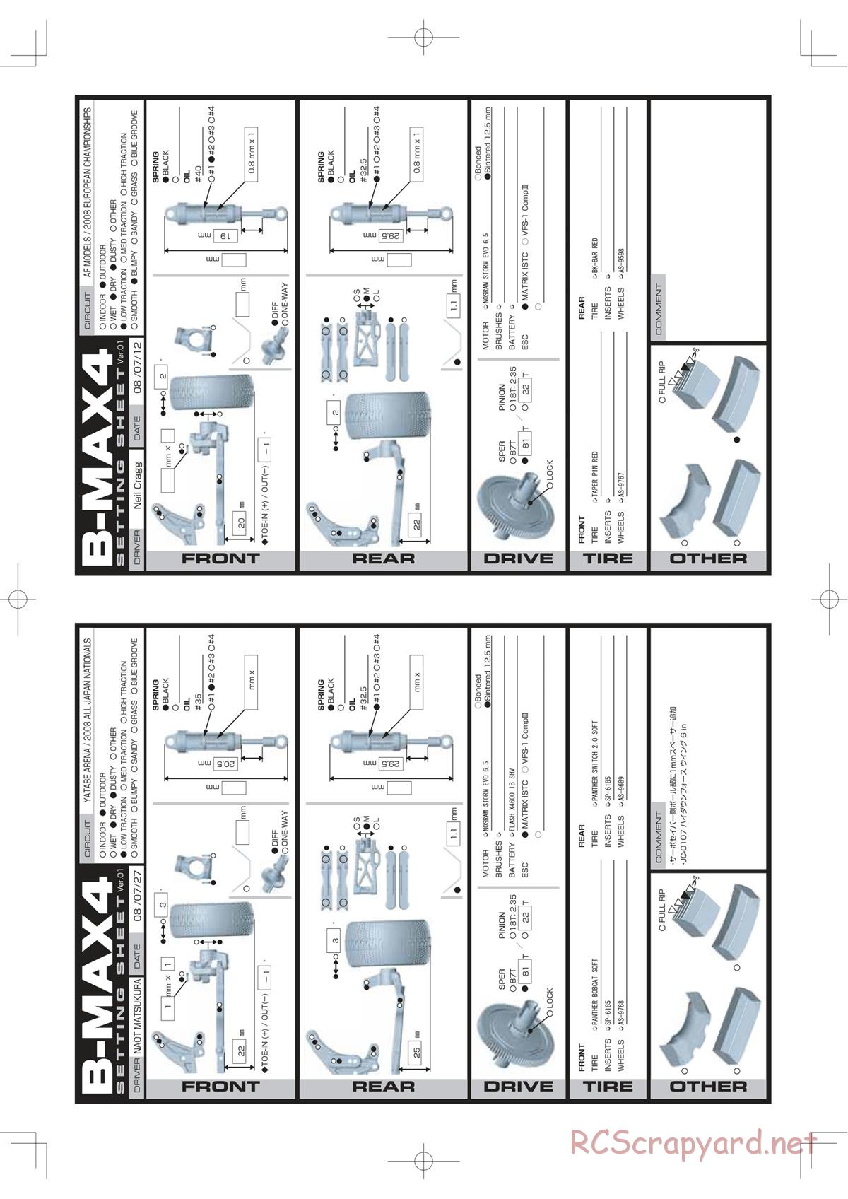 Yokomo - B-Max4 - Manual - Page 30