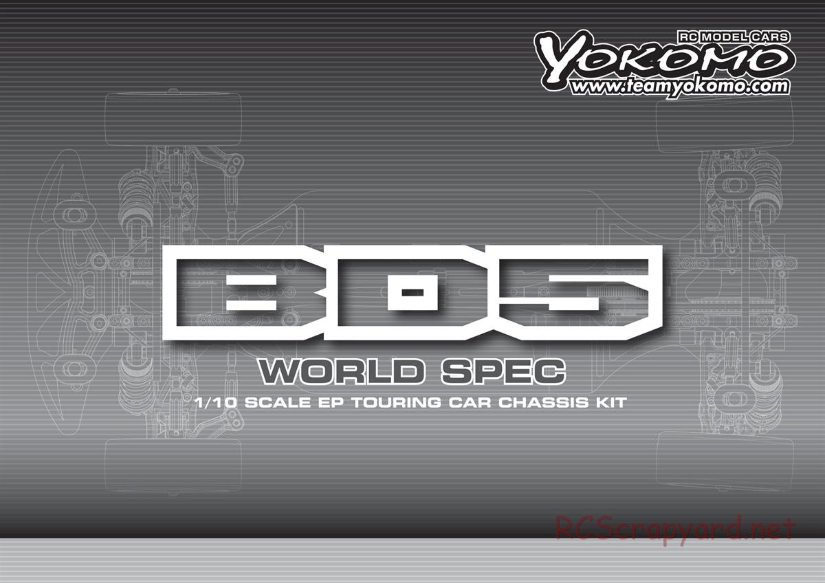 Yokomo - MR-4TC BD5 World Spec - Manual - Page 1