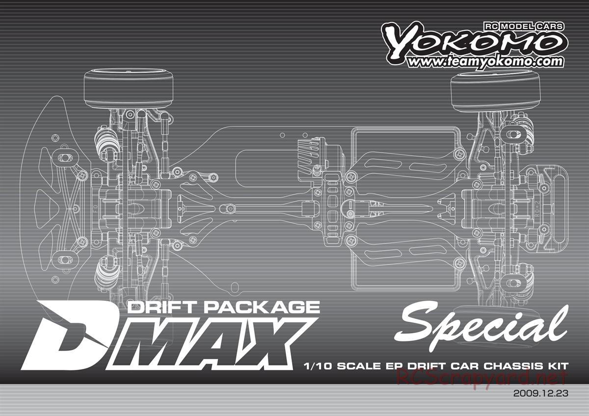 Yokomo - D-Max Special Drift Package - Manual - Page 1