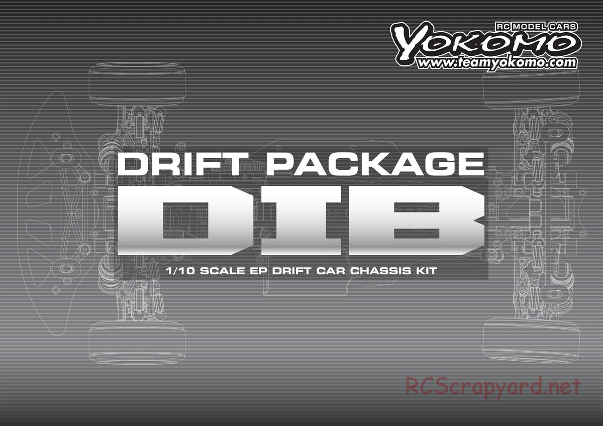 Yokomo - Drift Package DIB - Manual - Page 1