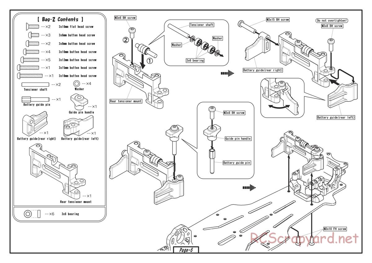 Yokomo - Drift Package DIB - Manual - Page 5