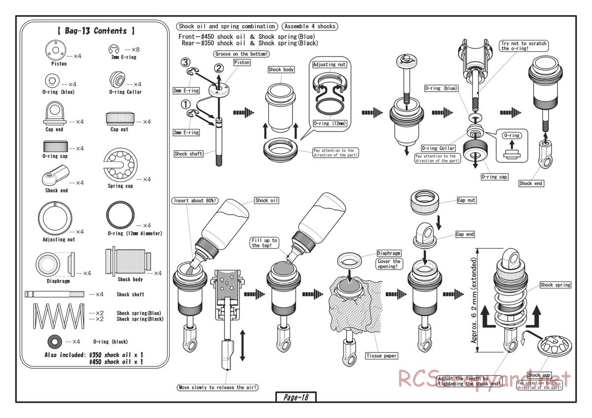 Yokomo - Drift Package DIB - Manual - Page 18