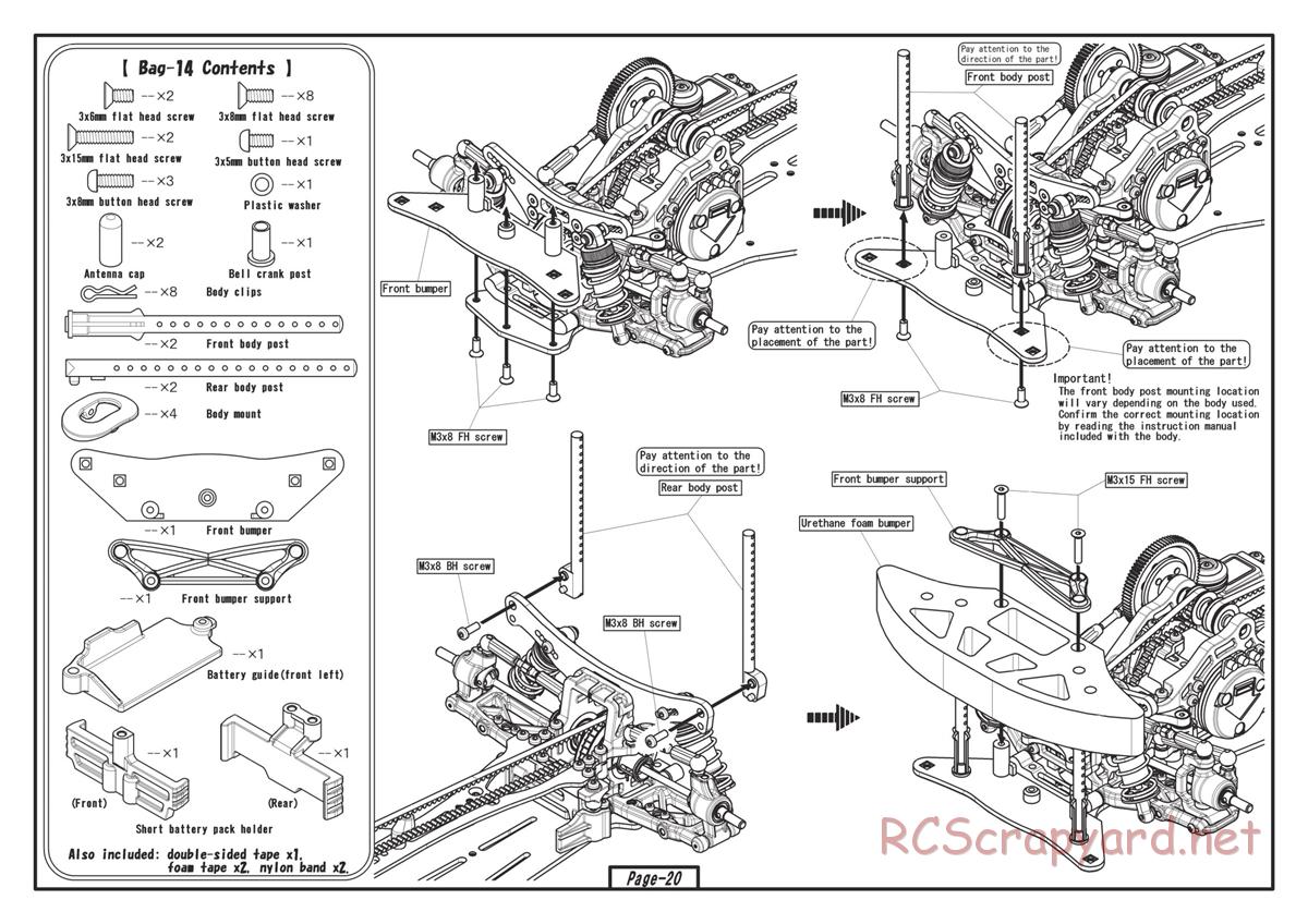 Yokomo - Drift Package DIB - Manual - Page 20