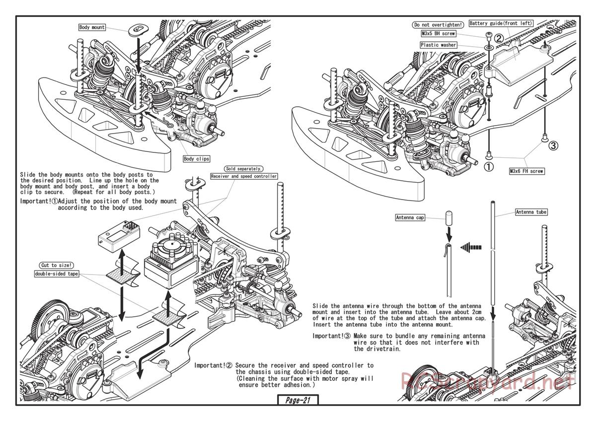 Yokomo - Drift Package DIB - Manual - Page 21