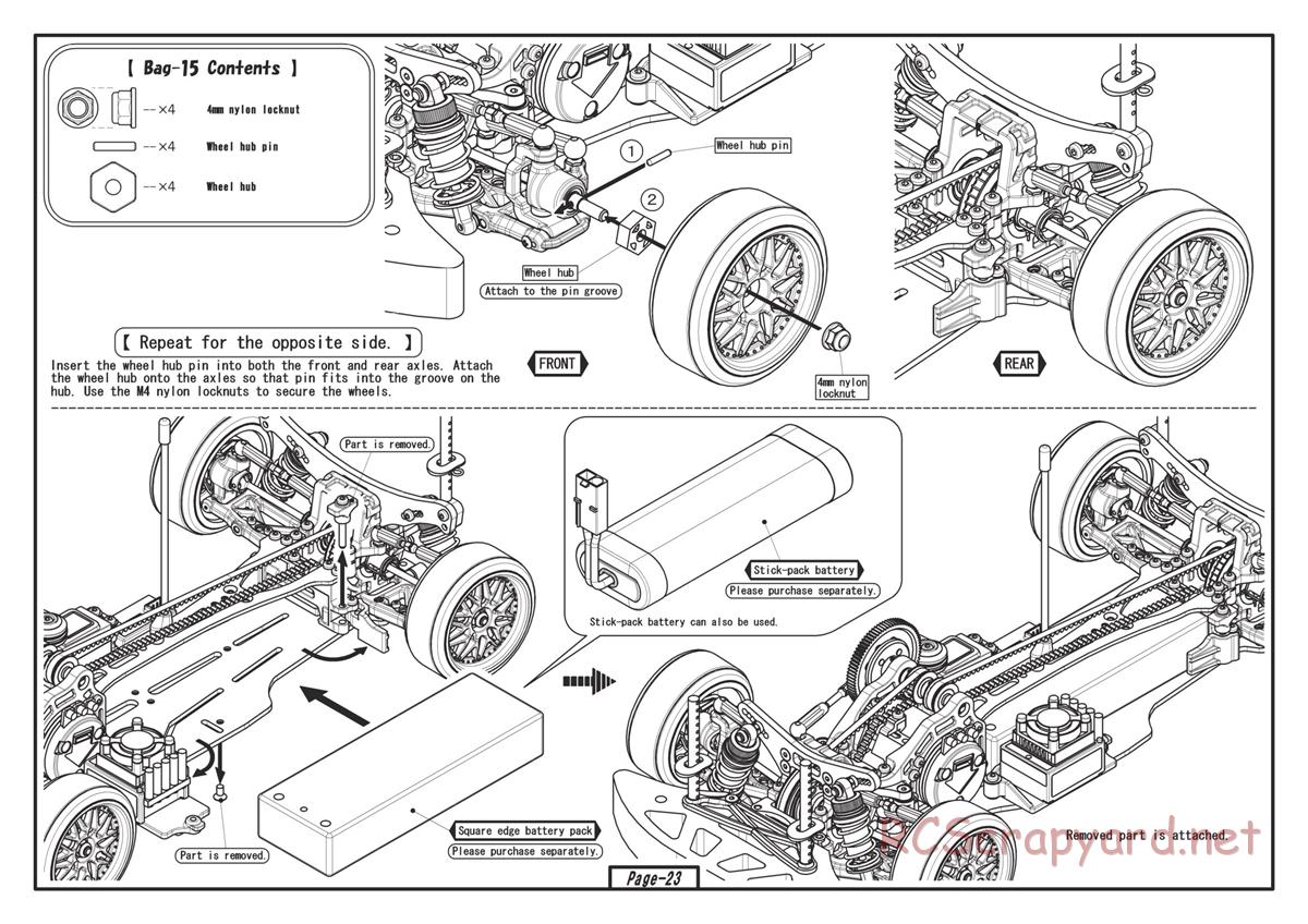 Yokomo - Drift Package DIB - Manual - Page 23