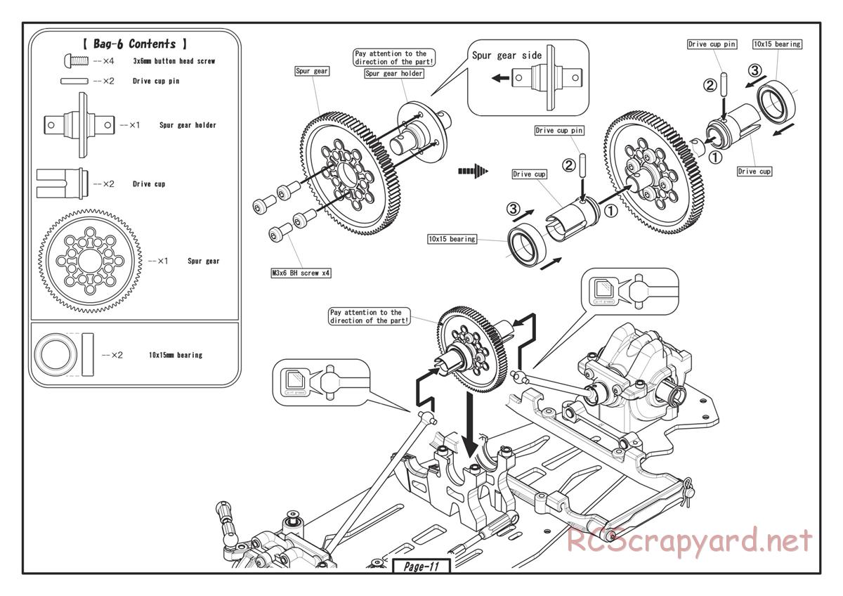 Yokomo - Drift Package DPM SSG - Manual - Page 11