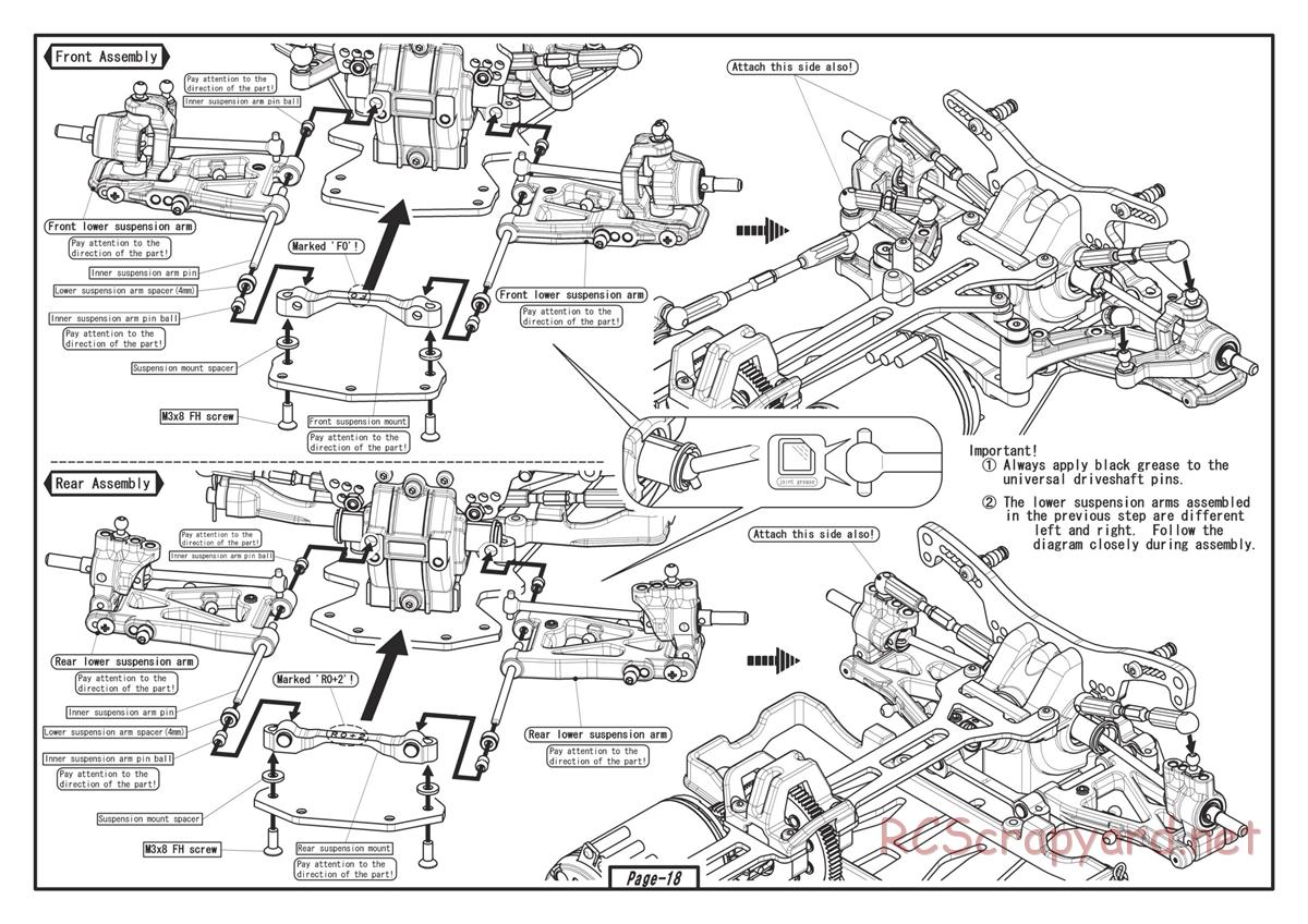 Yokomo - Drift Package DPM SSG - Manual - Page 18